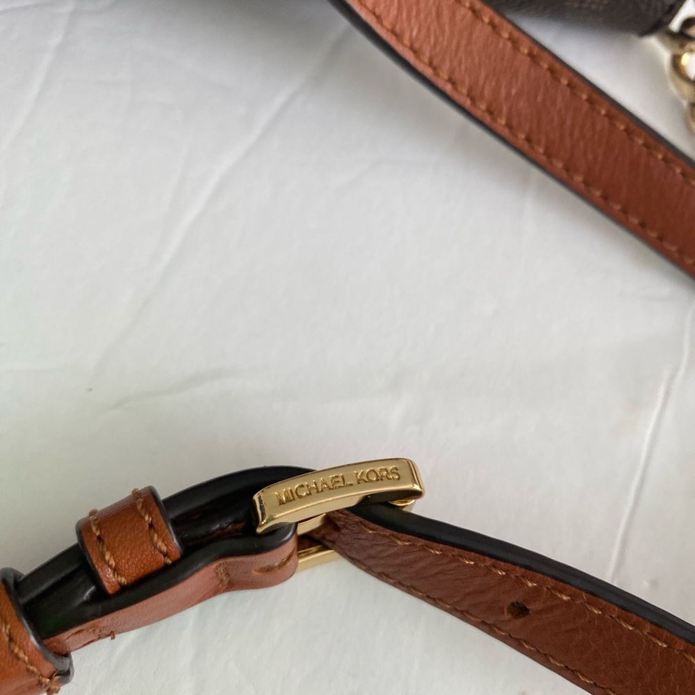 Michael Kors Signature Brown Crossbody Bag - Picture 13 of 16